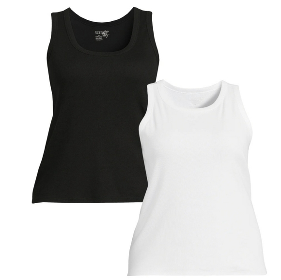 Terra & Sky Tops - NWT 2 pk Terra & Sky Tank Top